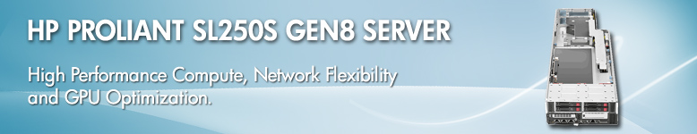 HP Proliant SL Gen 8 Servers